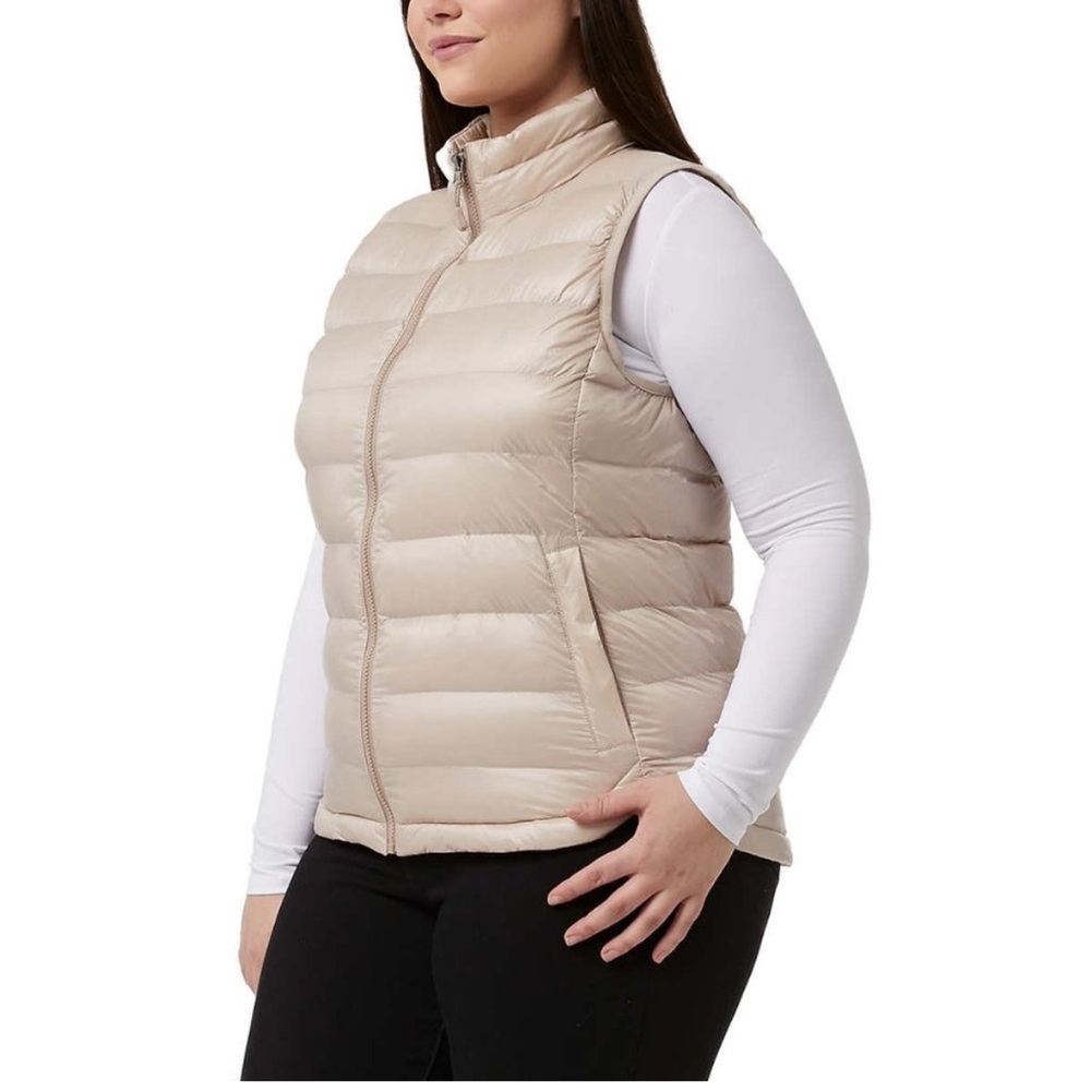 32 Degrees Light Tan Puffer Vest